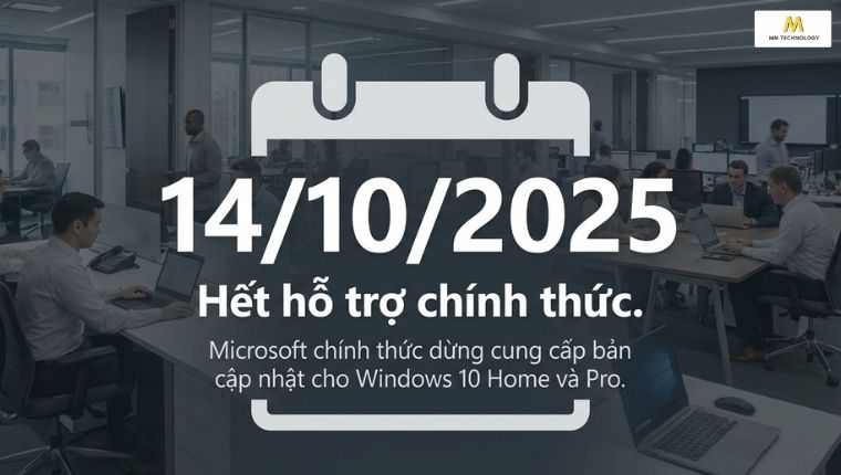 Microsoft ngừng hỗ trợ Windows 10