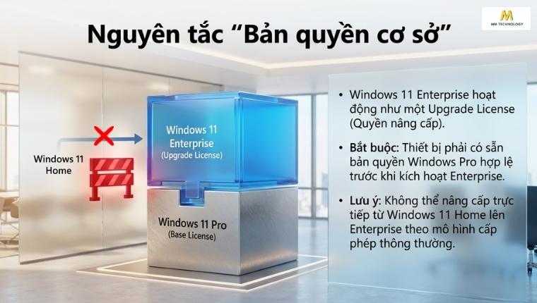 Lưu ý khi mua Windows 11 Enterprise