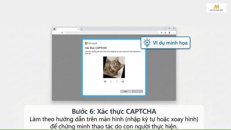 Hoàn tất bài kiểm tra CAPTCHA