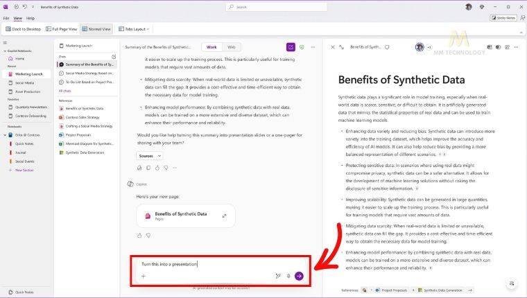 Truy cập từ OneNote