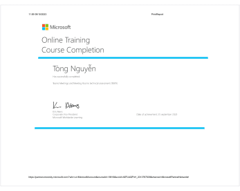 khóa học Microsoft online training