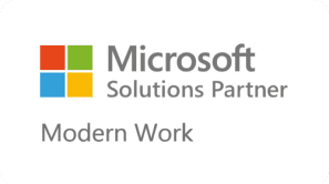 huy hiệu microsoft Solutions Partner for Modern Work